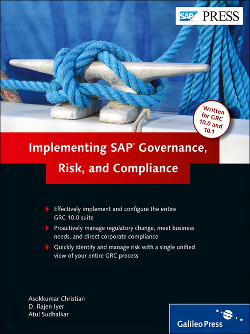 Title details for Implementing SAP Governance, Risk, and Compliance by Asokkumar Christian - Available